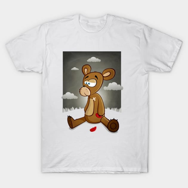 Heartbroken Bear T-Shirt by MightyBeaver